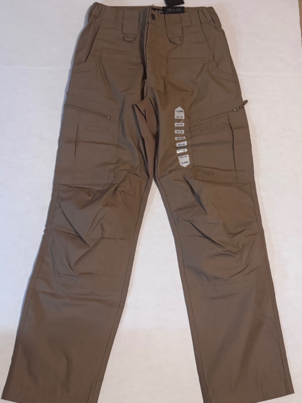 Men's LAPG 30 X 32 Khaki Work Uniform Pants Coyote Classic Cargo Pants